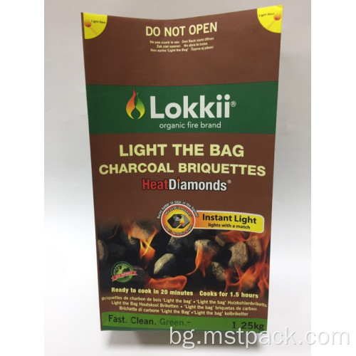 Странично познайте Kraft Paper Bag Персонализиран печат